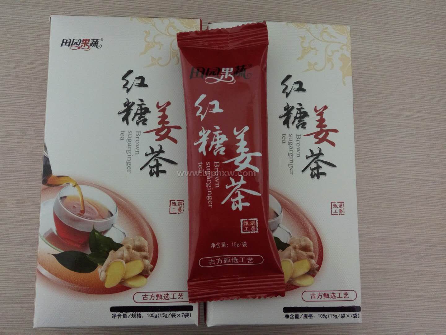田园果蔬红糖姜茶——华夏外用产品招商网