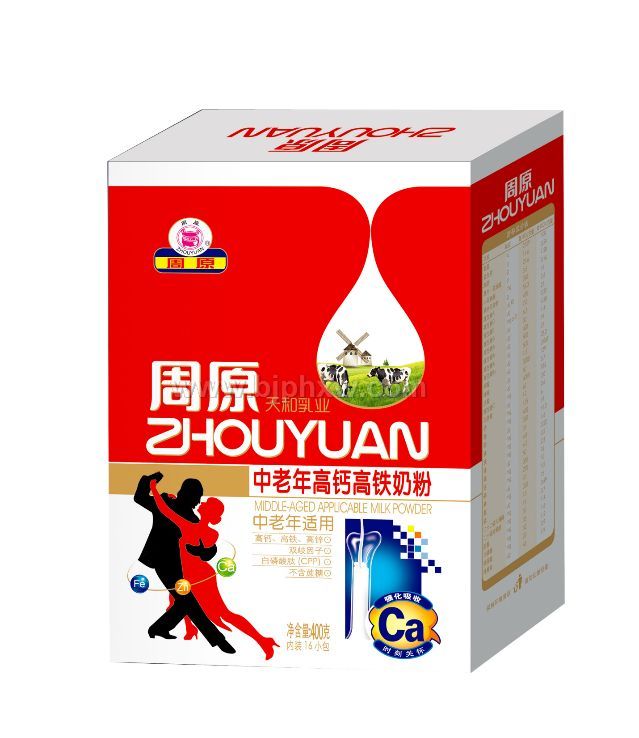 中老年高钙高铁奶粉