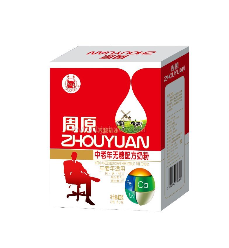 中老年无糖配方奶粉