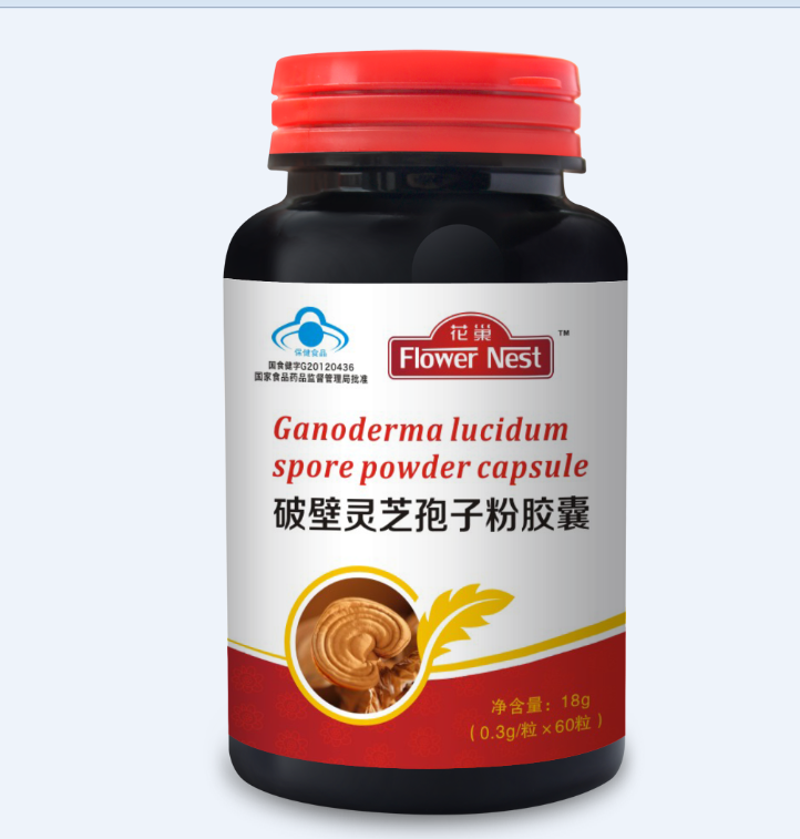 破壁灵芝孢子粉胶囊  花巢