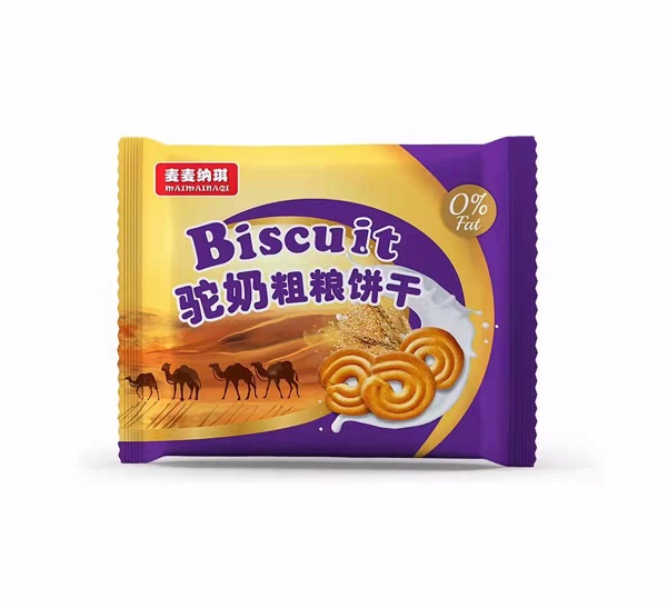 零食新品尝鲜  麦麦纳琪驼奶饼干震撼上市
