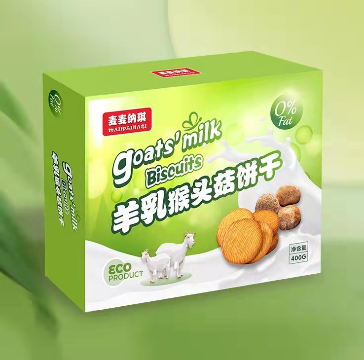 猴头菇饼干贴牌OEM代加工羊奶饼干生产厂家