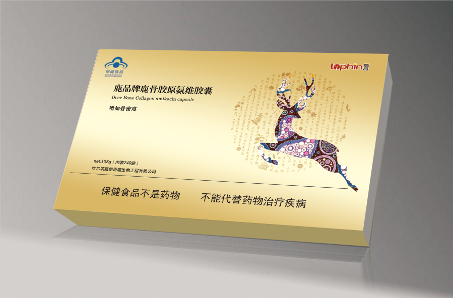 [国食健字] 增加骨密度-鹿品牌鹿骨胶原氨维胶囊