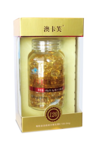 澳卡芙牌维生素E软胶囊（单盒）——华夏外用产品招商网