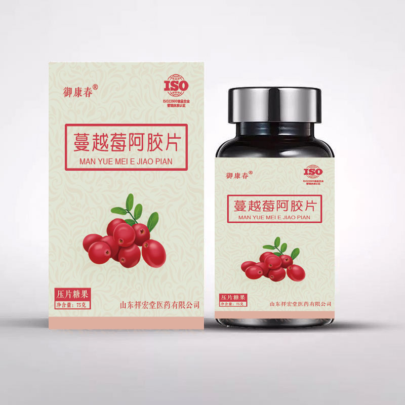 蔓越莓阿胶片OEM贴牌定制代加工1